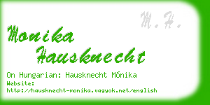 monika hausknecht business card